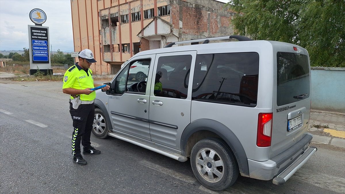 Samsun\'da trafik denetimi: 35 bin 339 lira ceza kesildi
