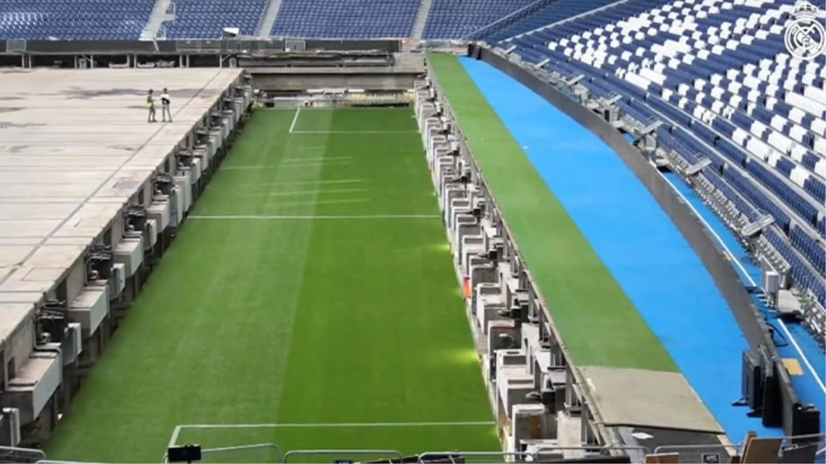 Santiago Bernabeu Stadı\'nın teknoloji harikası zemin sistemi ağızları açık bıraktı