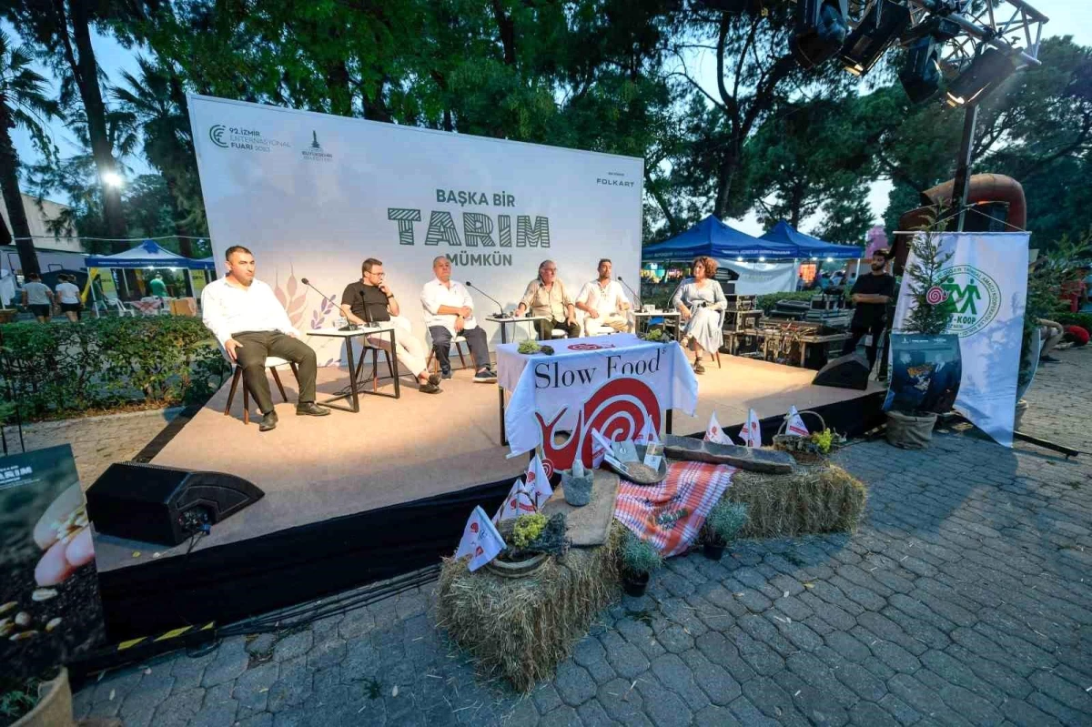 92. İzmir Enternasyonal Fuarı\'nda gençlerle "Slow Food" konuşuldu