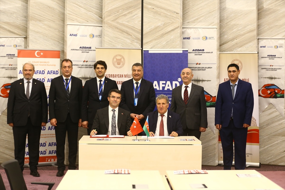AFAD ve Azerbaycan Milli İlimler Akademisi arasında sismoloji alanında mutabakat zaptı imzalandı
