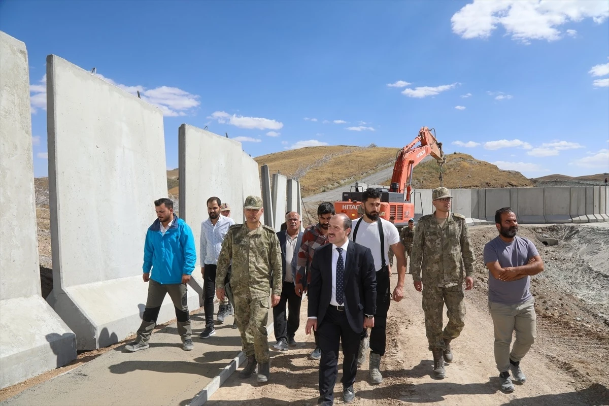 Van\'da İran sınırına güvenlik duvarı inşaatı devam ediyor