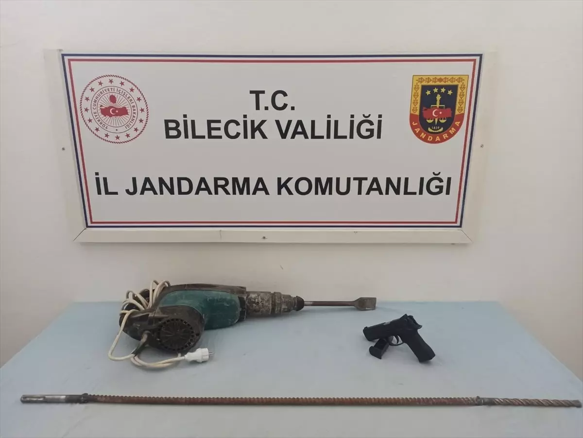 Bilecik\'te Kaçak Kazı Yapan 6 Şüpheli Gözaltına Alındı