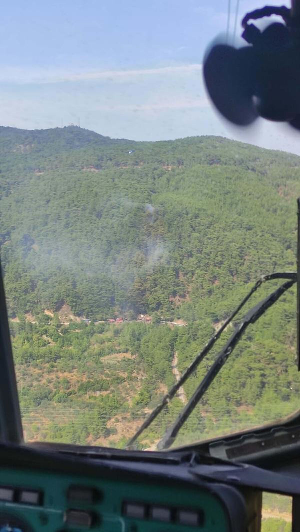 Çanakkale\'de orman yangını (2)