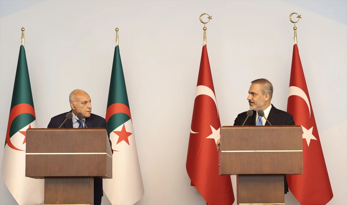 Dışişleri Bakanı Fidan, Cezayirli mevkidaşı Attaf ile ortak basın toplantısında konuştu Açıklaması