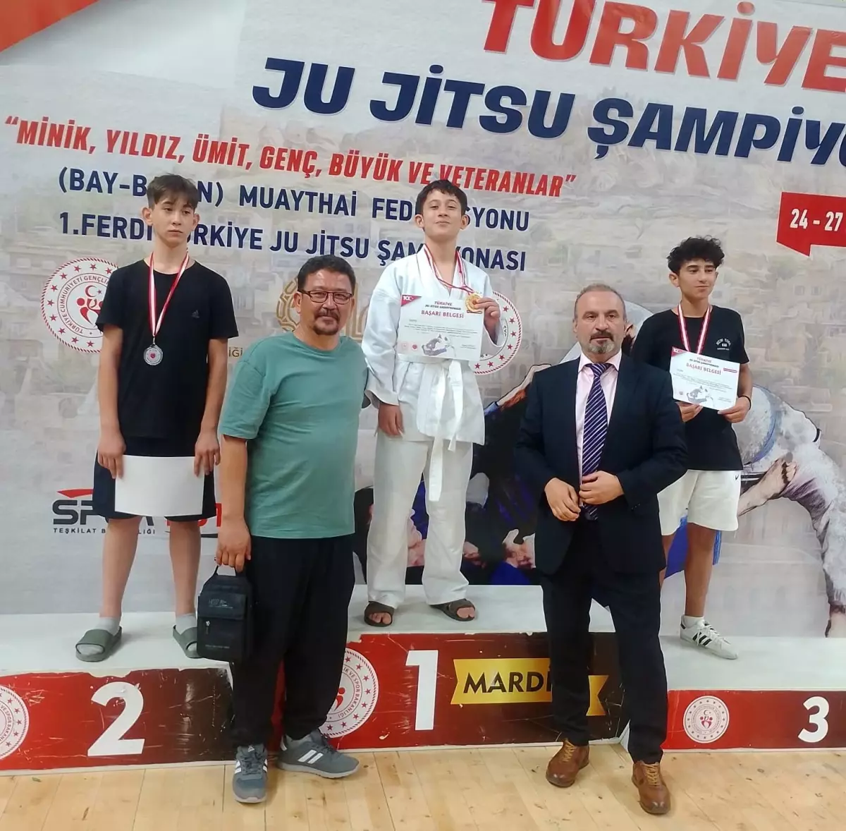 Adıyaman\'dan Ju Jitsu Şampiyonları