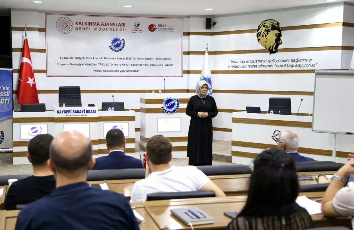 Kayseri Sanayi Odası\'ndan Yeşil Dönüşüm Eğitimleri