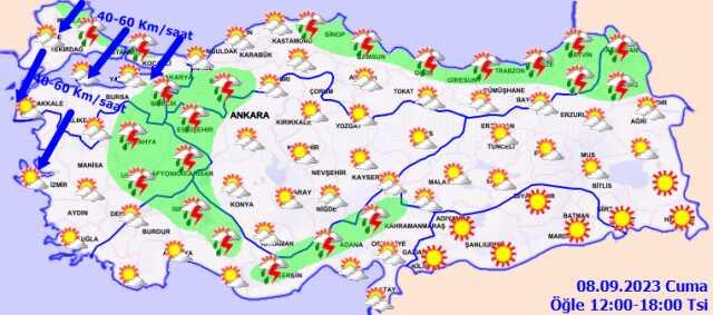 Meteoroloji'den kuvvetli sağanak yağış uyarısı! 2 il için sarı kodlu uyarı yapıldı