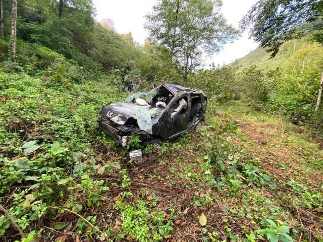 Ordu'da otomobil dereye yuvarlandı! 1'i hamile 3 kişi hayatını kaybetti