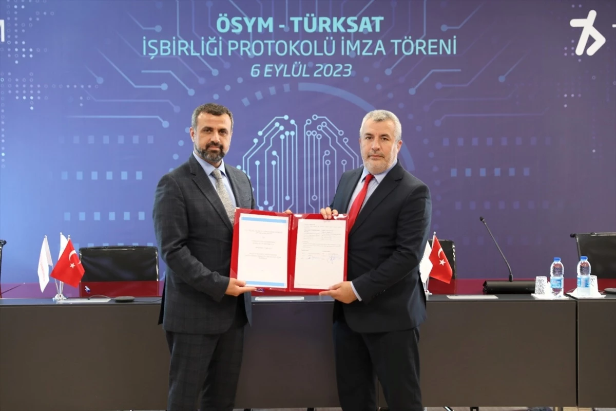 ÖSYM ve Türksat Bilişim Arasında İşbirliği Protokolü İmzalandı