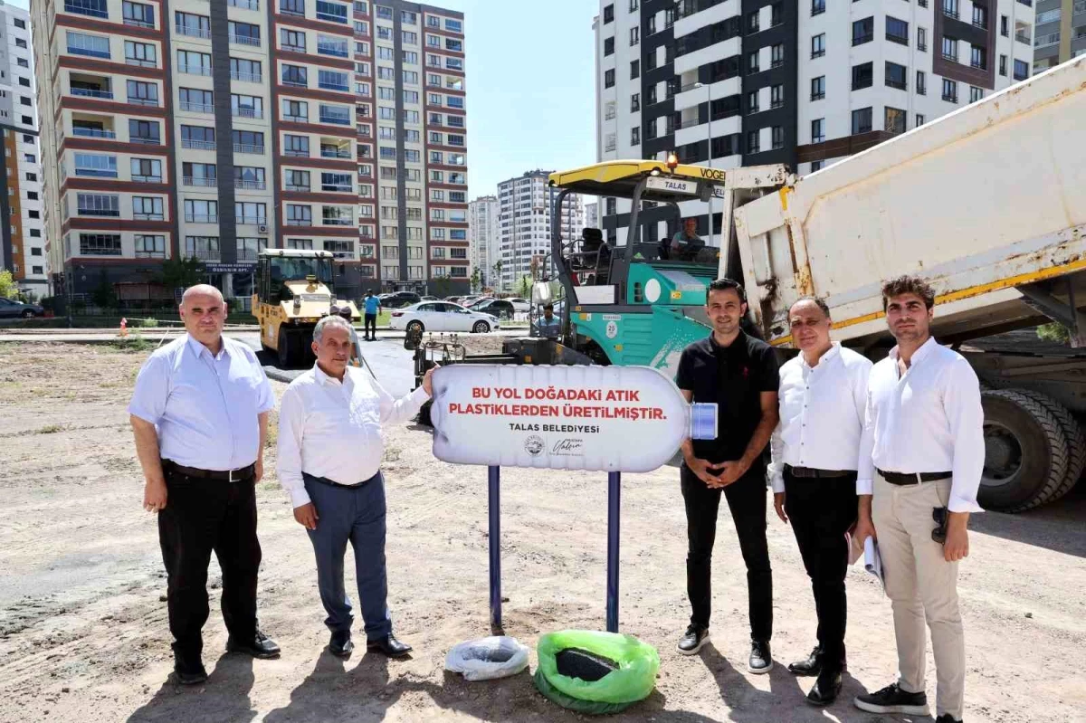 Talas Belediyesi Plastik Atıklardan Asfalt Üretti