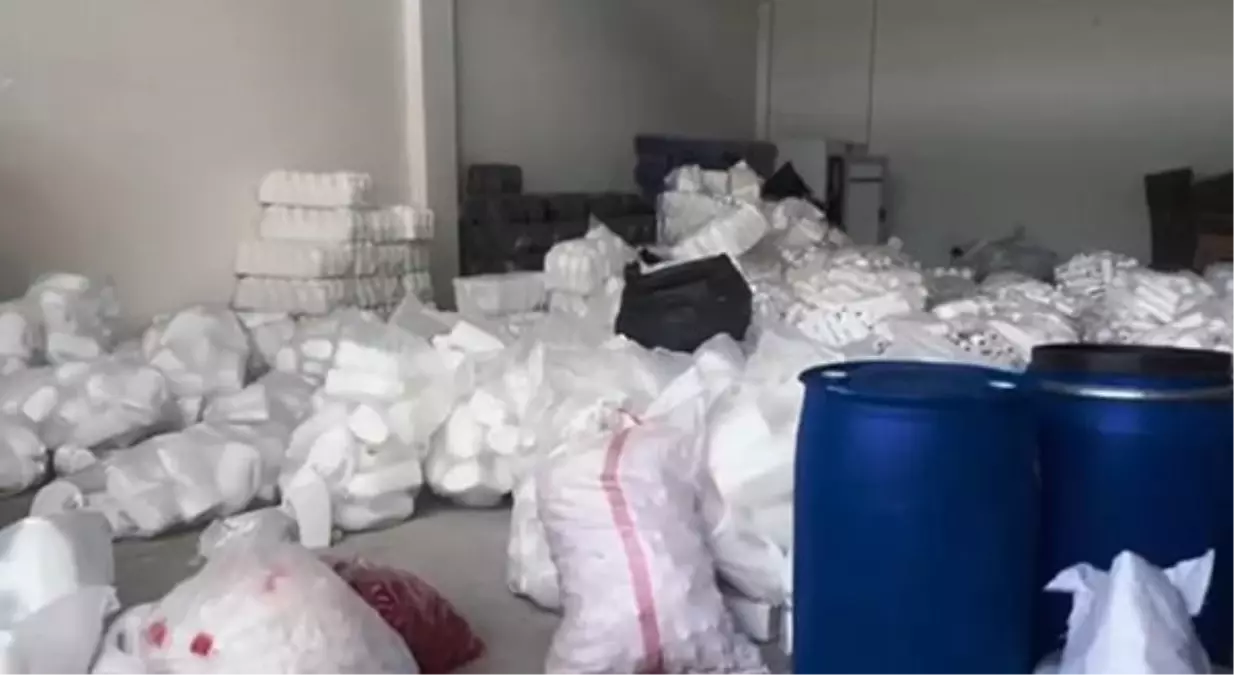 Çorlu'da 64 Ton Sahte Deterjan Ele Geçirildi
