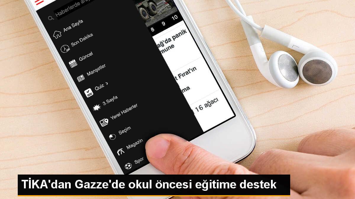 TİKA\'dan Gazze\'de okul öncesi eğitime destek