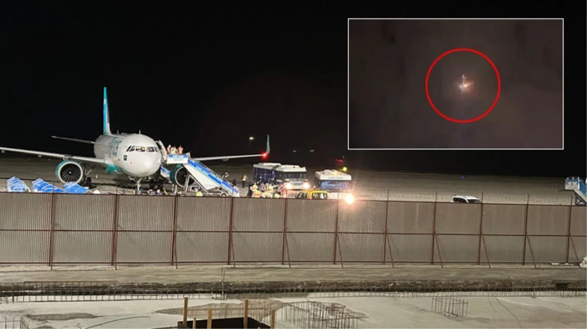 Trabzon-Cidde seferini yapan yolcu uçağı acil iniş yaptı