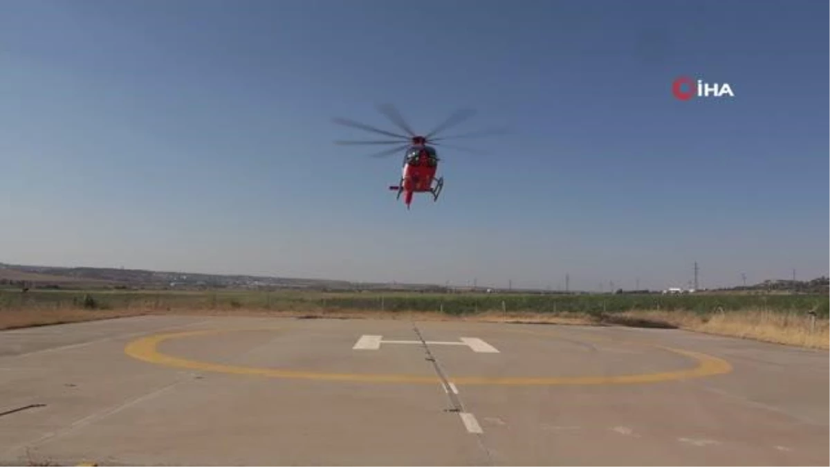 Ambulans helikopter 2,5 yaşındaki Eda için havalandı