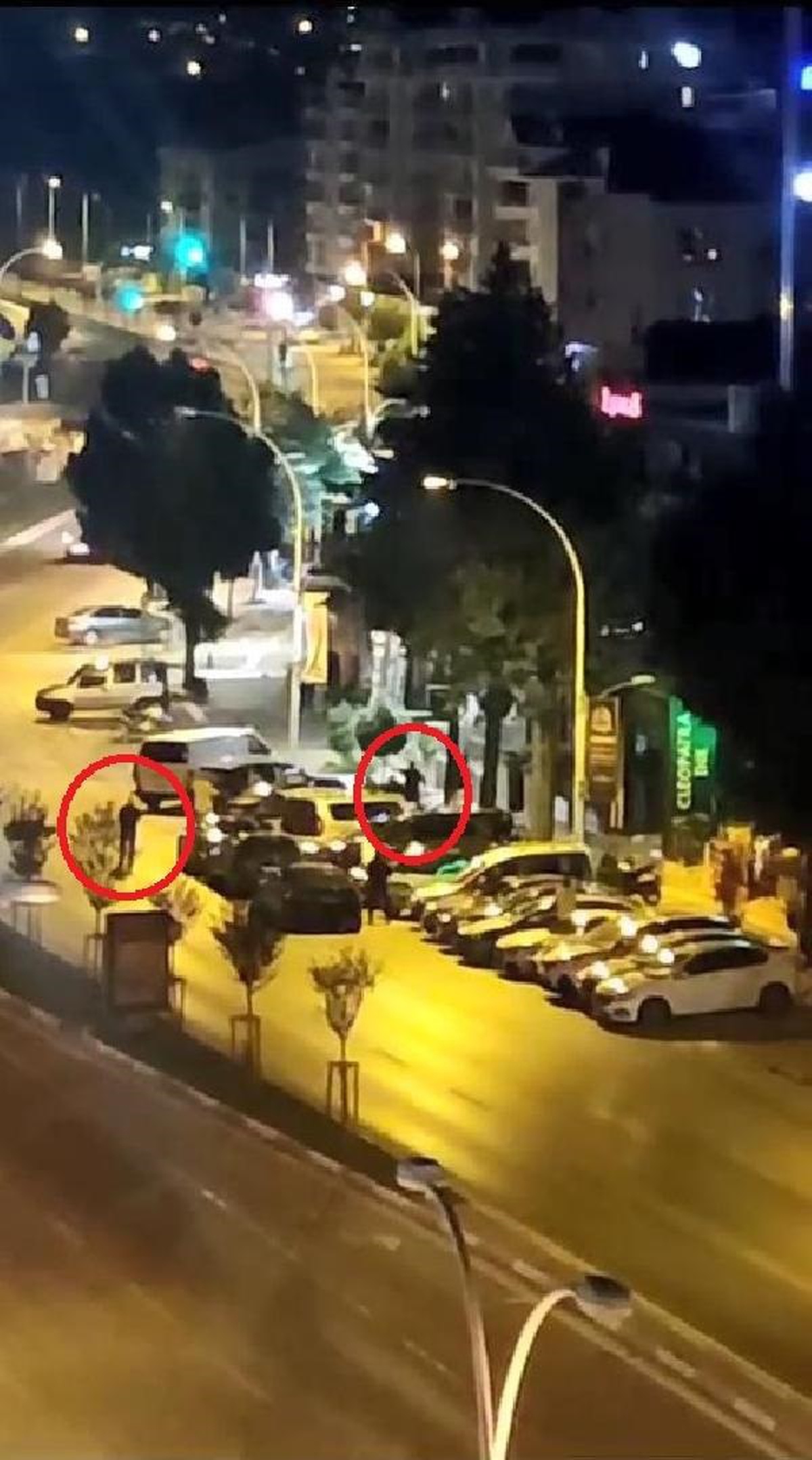Bursa\'da eğlence mekanında çıkan silahlı çatışmanın görüntüleri ortaya çıktı