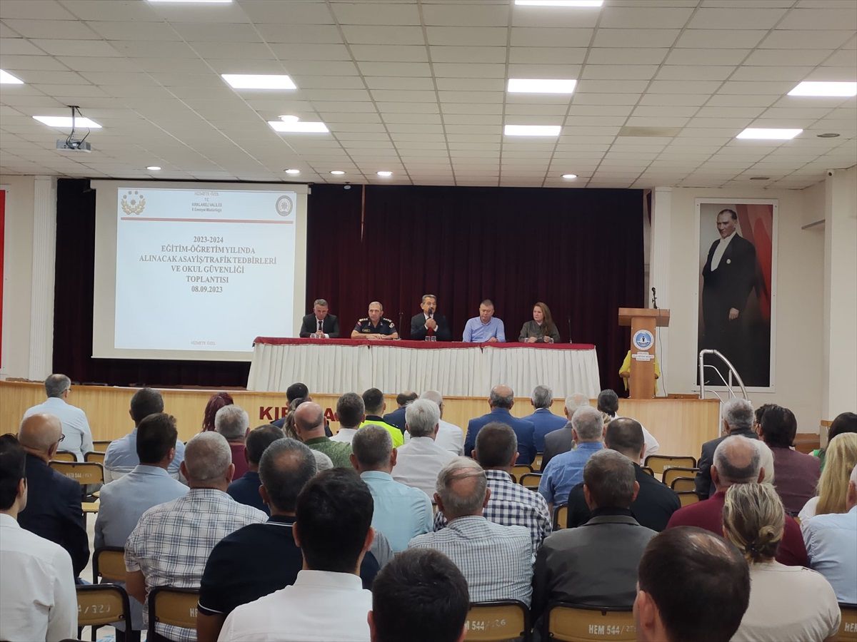 Kırklareli\'nde eğitim öğretim döneminde alınacak asayiş tedbirleri değerlendirildi