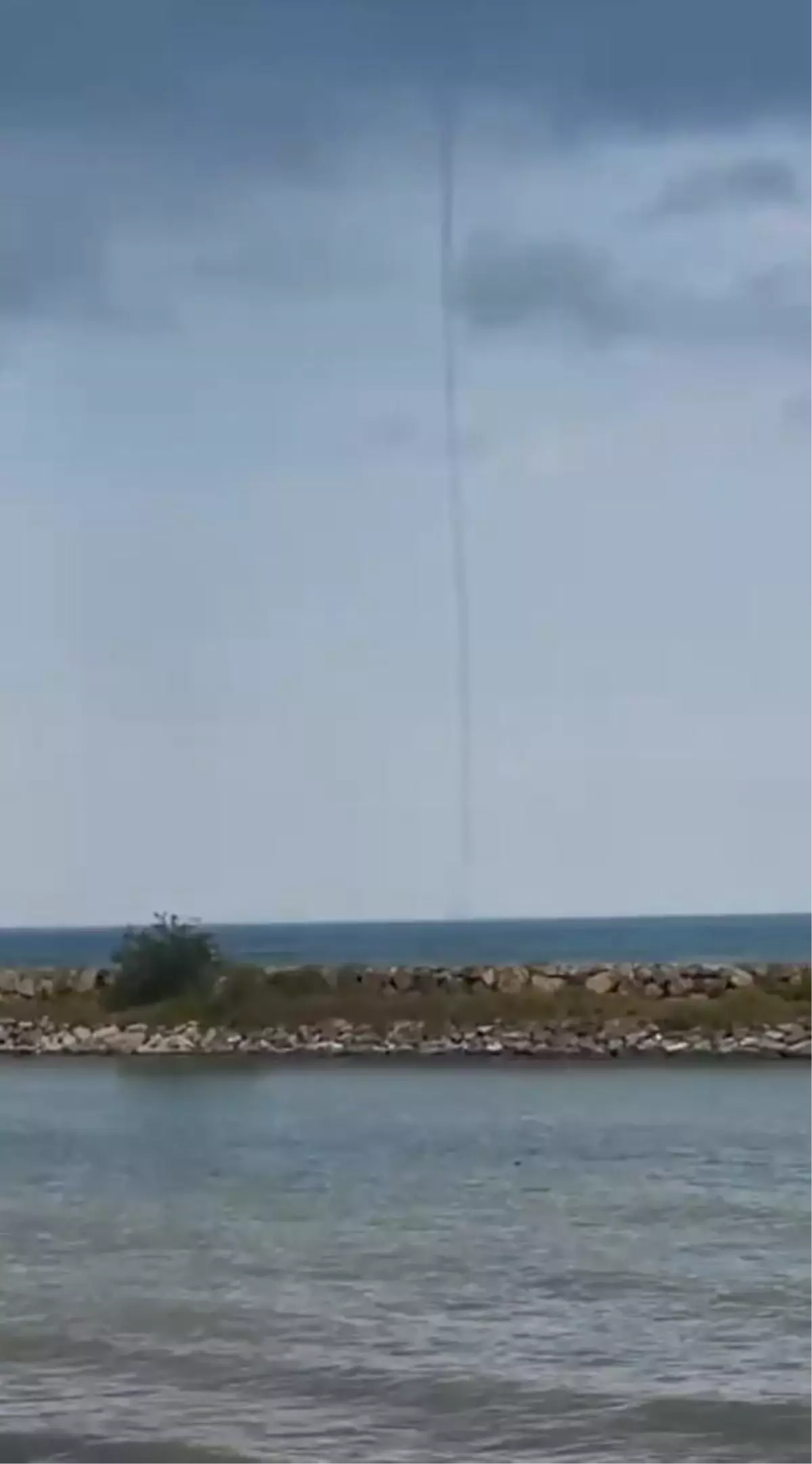 Ordu\'da denizde hortum çıktı