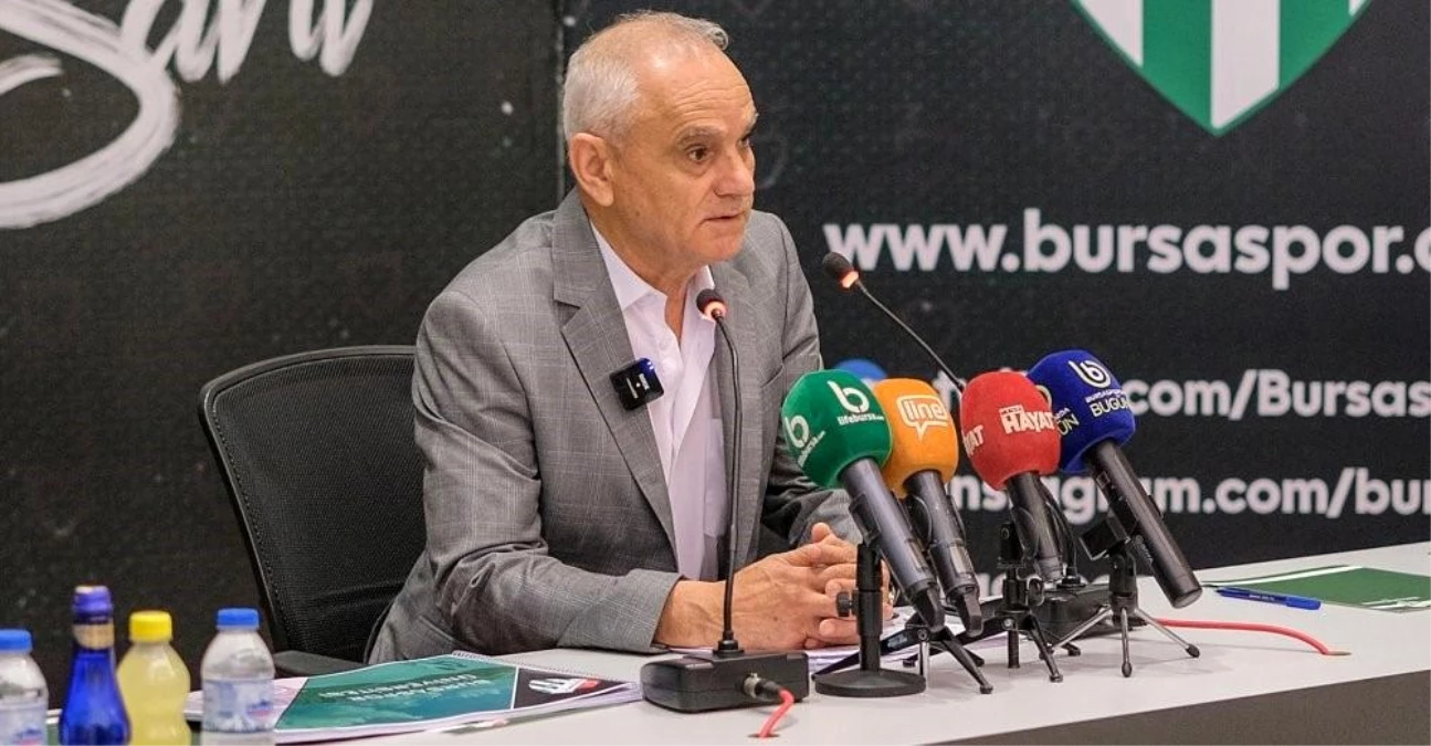 Bursaspor Başkanı Recep Günay, Kulüp İçindeki Tartışmaları Açıkladı