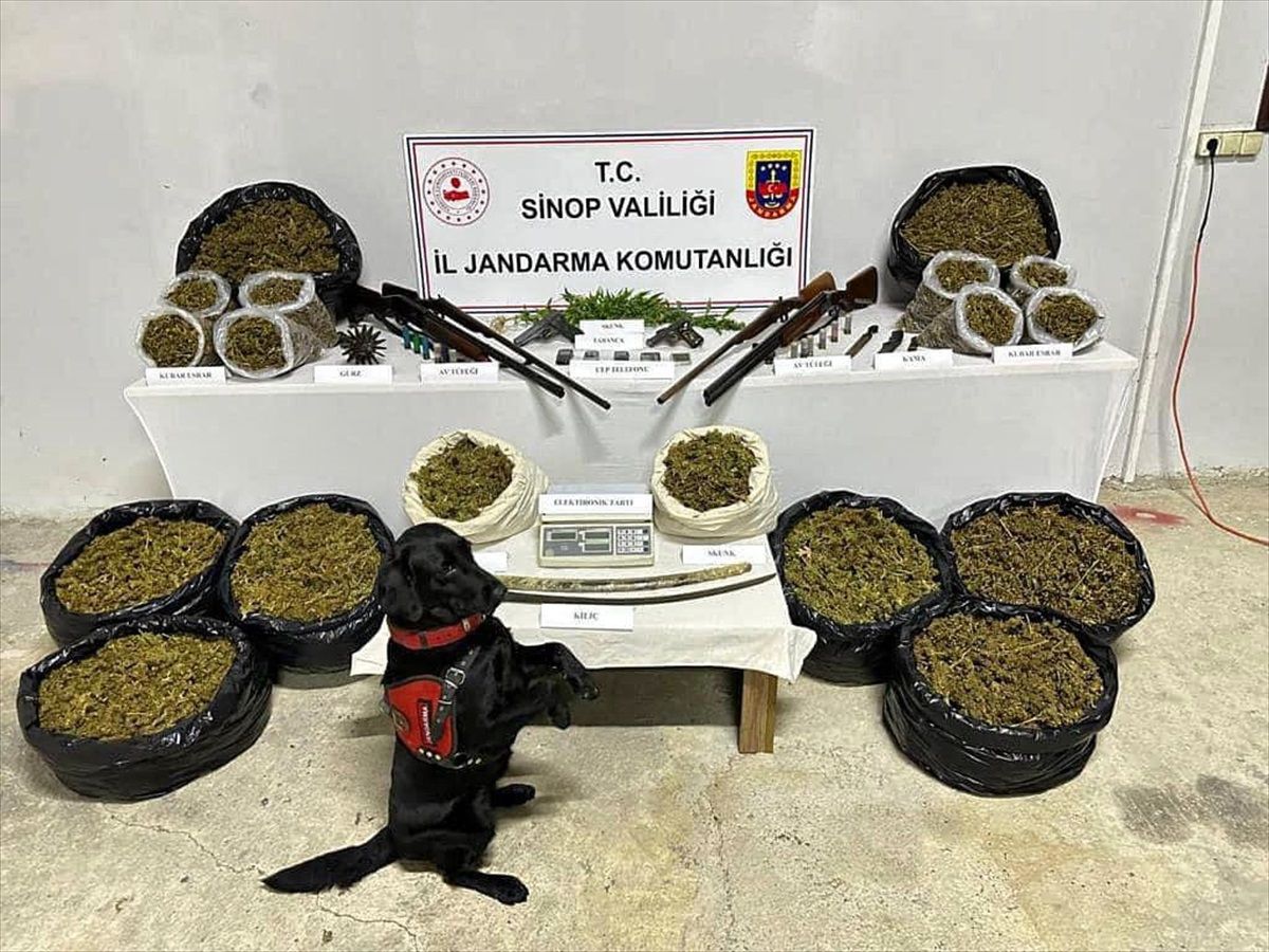 Sinop\'ta Uyuşturucu Operasyonu: 38 Kilo Esrar Ele Geçirildi