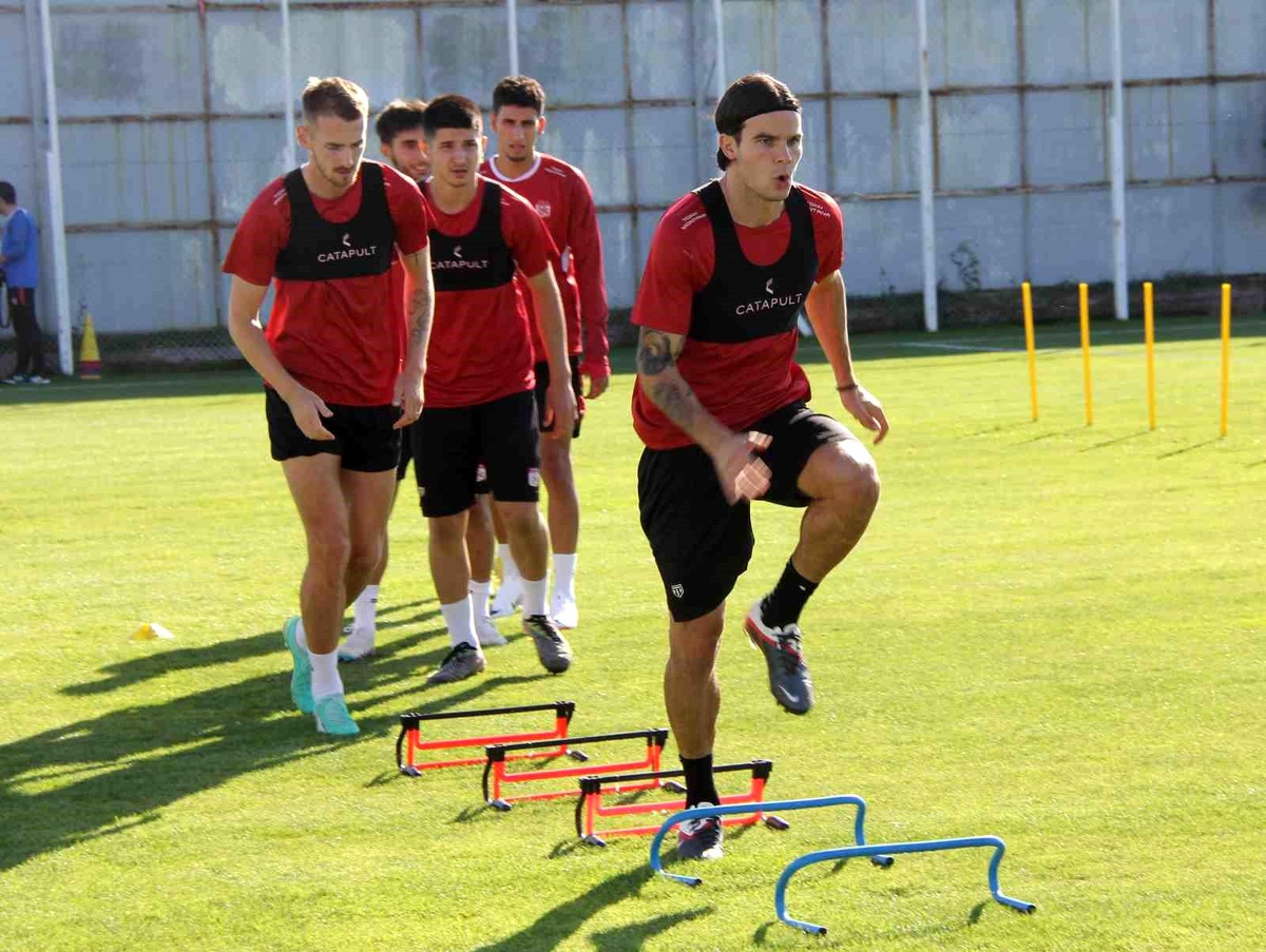 Sivasspor, MKE Ankaragücü maçı için antrenman yaptı