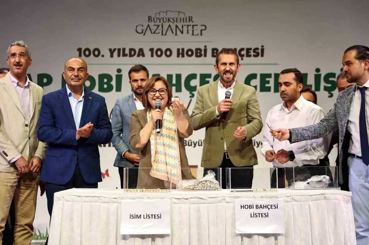 Gaziantep Büyükşehir Belediyesi 5. Etap Hobi Bahçeleri İçin Kura Çekimi Yaptı