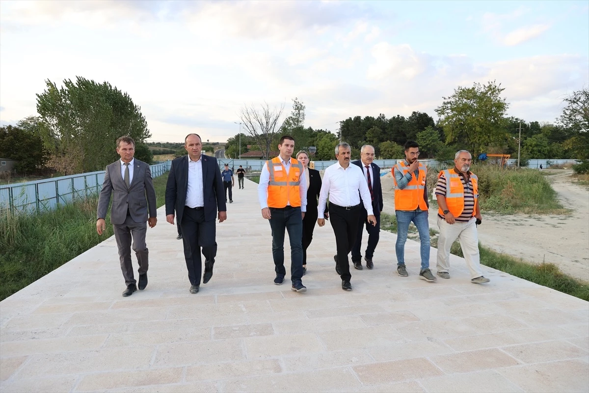 Edirne Valisi Yunus Sezer, Uzunköprü\'deki Projeleri İnceledi
