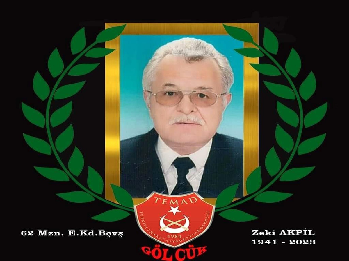 Emekli Kıdemli Başçavuş Zeki Akpil Solunum Yetmezliği Nedeniyle Hayatını Kaybetti