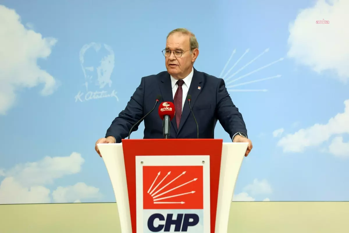 CHP Parti Sözcüsü Faik Öztrak, Sezgin Tanrıkulu\'nun Türk Silahlı Kuvvetleri\'ni töhmet altında bırakan açıklamalarını eleştirdi