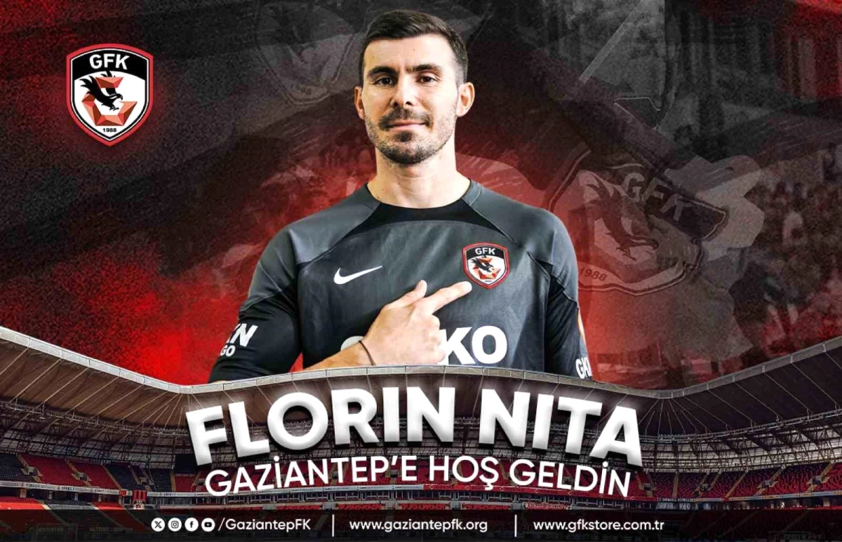 Gaziantep Futbol Kulübü, Sparta Prag forması giyen Florin Nita\'yı kadrosuna kattı