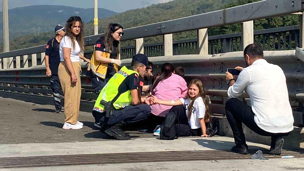 Anadolu Otoyolu\'nda meydana gelen trafik kazasında 5 kişi yaralandı