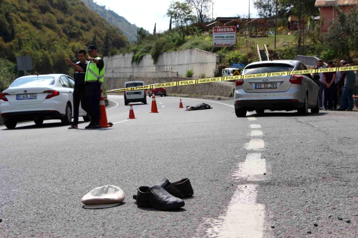 Trabzon\'da yaşlı adam otomobilin çarpması sonucu hayatını kaybetti