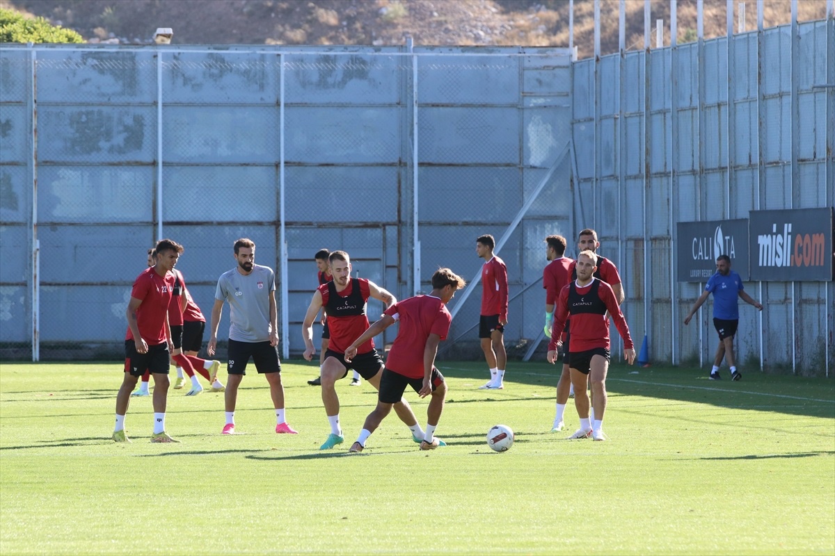 Sivasspor, MKE Ankaragücü maçının hazırlıklarını sürdürdü