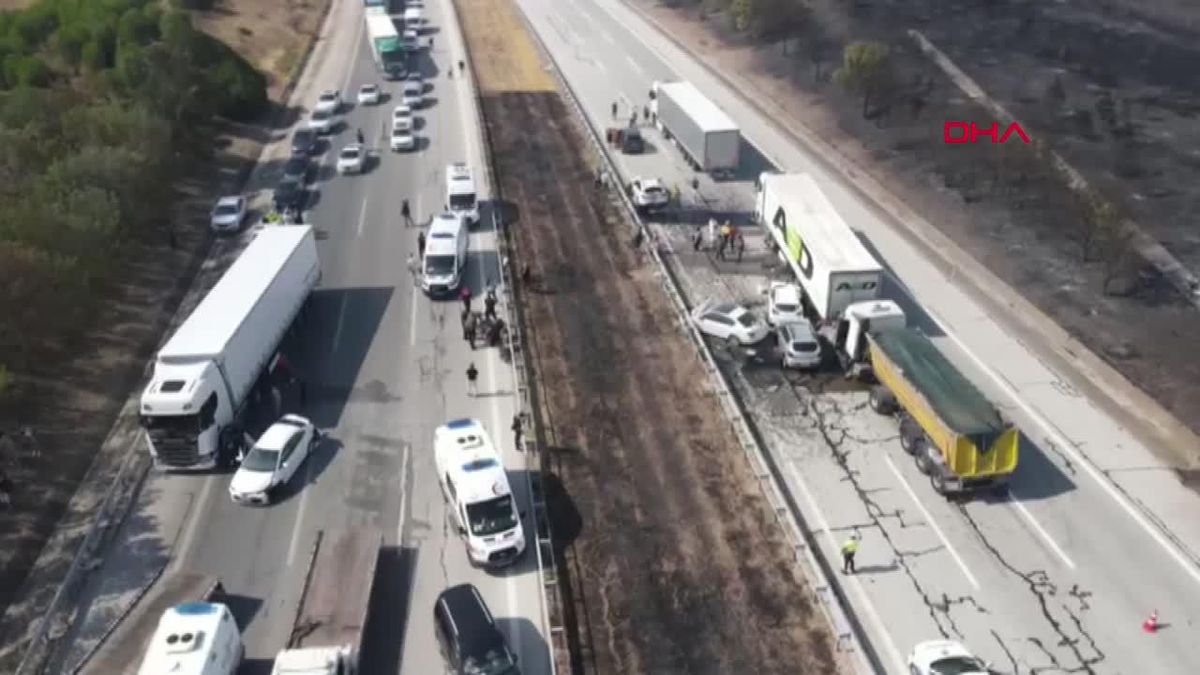 Edirne'de Zincirleme Kaza: 1 Ölü, 36 Yaralı