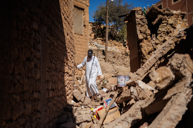 Fas'ta meydana gelen 7 büyüklüğündeki depremde hayatını kaybedenlerin sayısı 2 bin 122'ye yükseldi