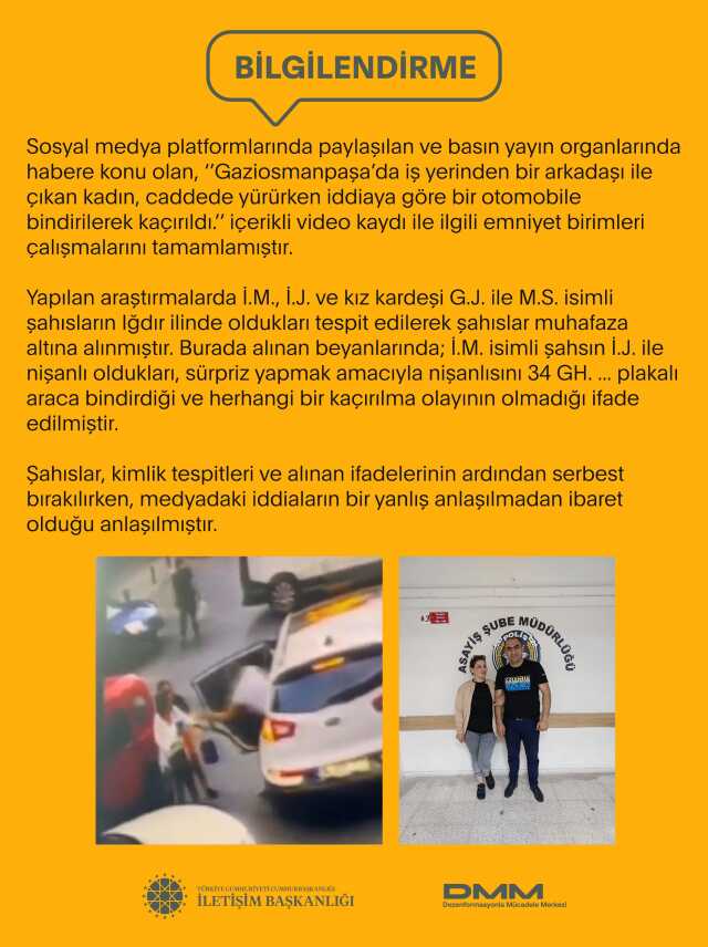 İstanbul'da yolda yürüyen kadının kaçırılmasının kurgu olduğu ortaya çıktı İstanbul'da yolda yürüyen kadının kaçırılmasının kurgu olduğu ortaya çıktı