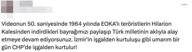 Kılıçdaroğlu'nun paylaştığı 100. yıl videosu ortalığı karıştırdı! EOKA'nın Türk bayrağını ele geçirdiği görüntü kullanıldı