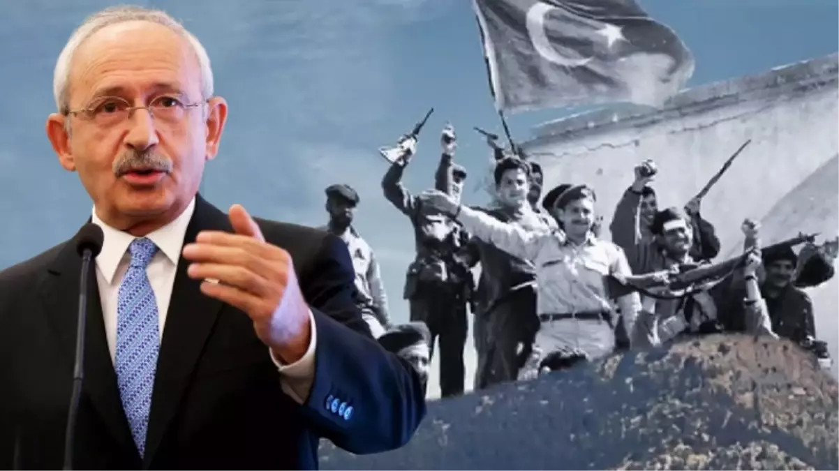 Kılıçdaroğlu\'nun paylaştığı 100. yıl videosu ortalığı karıştırdı! EOKA\'nın Türk bayrağını ele geçirdiği görüntü kullanıldı