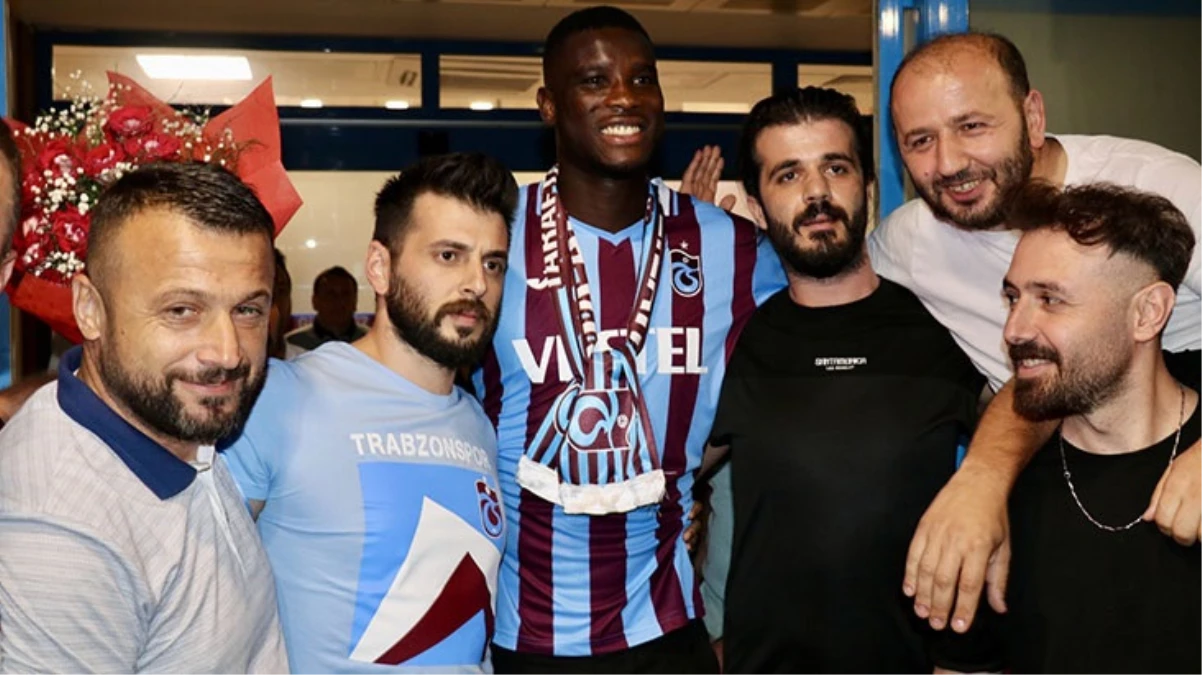Paul Onuachu, Trabzonspor ile transfer görüşmeleri için Trabzon\'a geldi