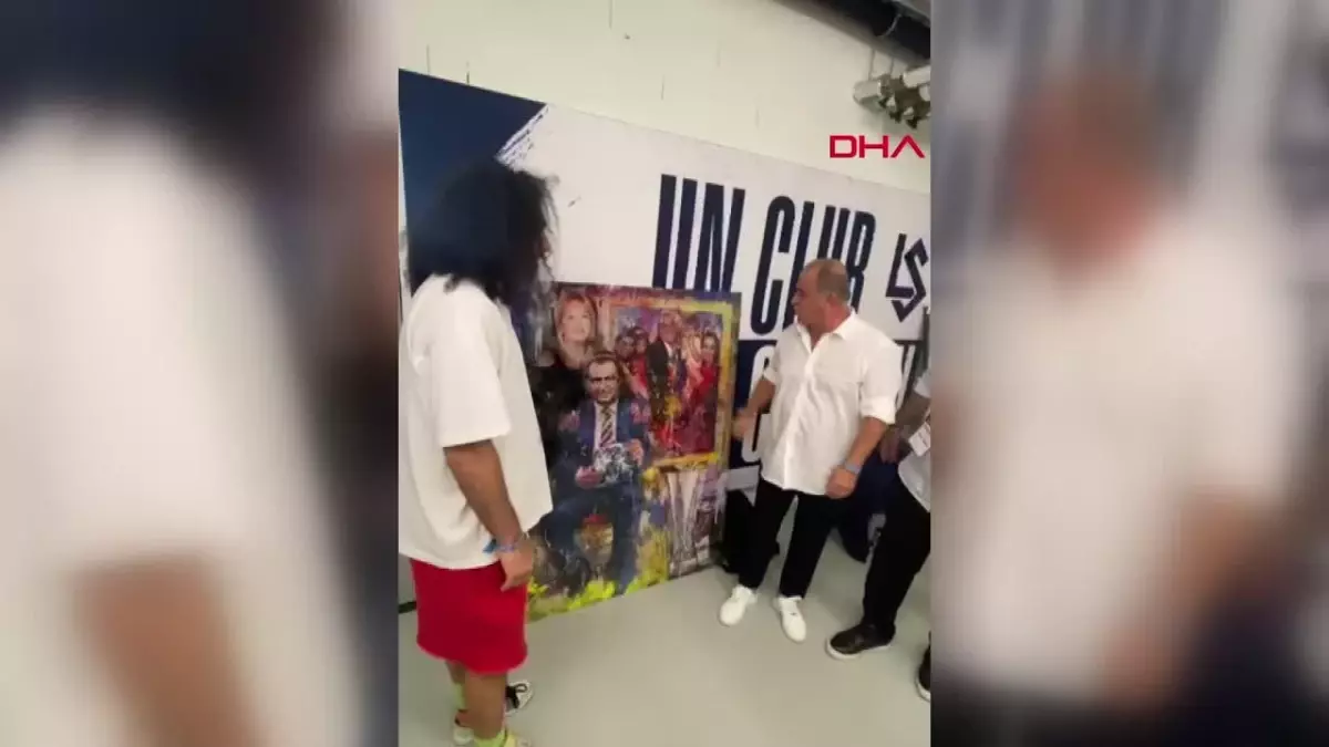 Sanatçı Ersan Kay, Fatih Terim'i resmetti