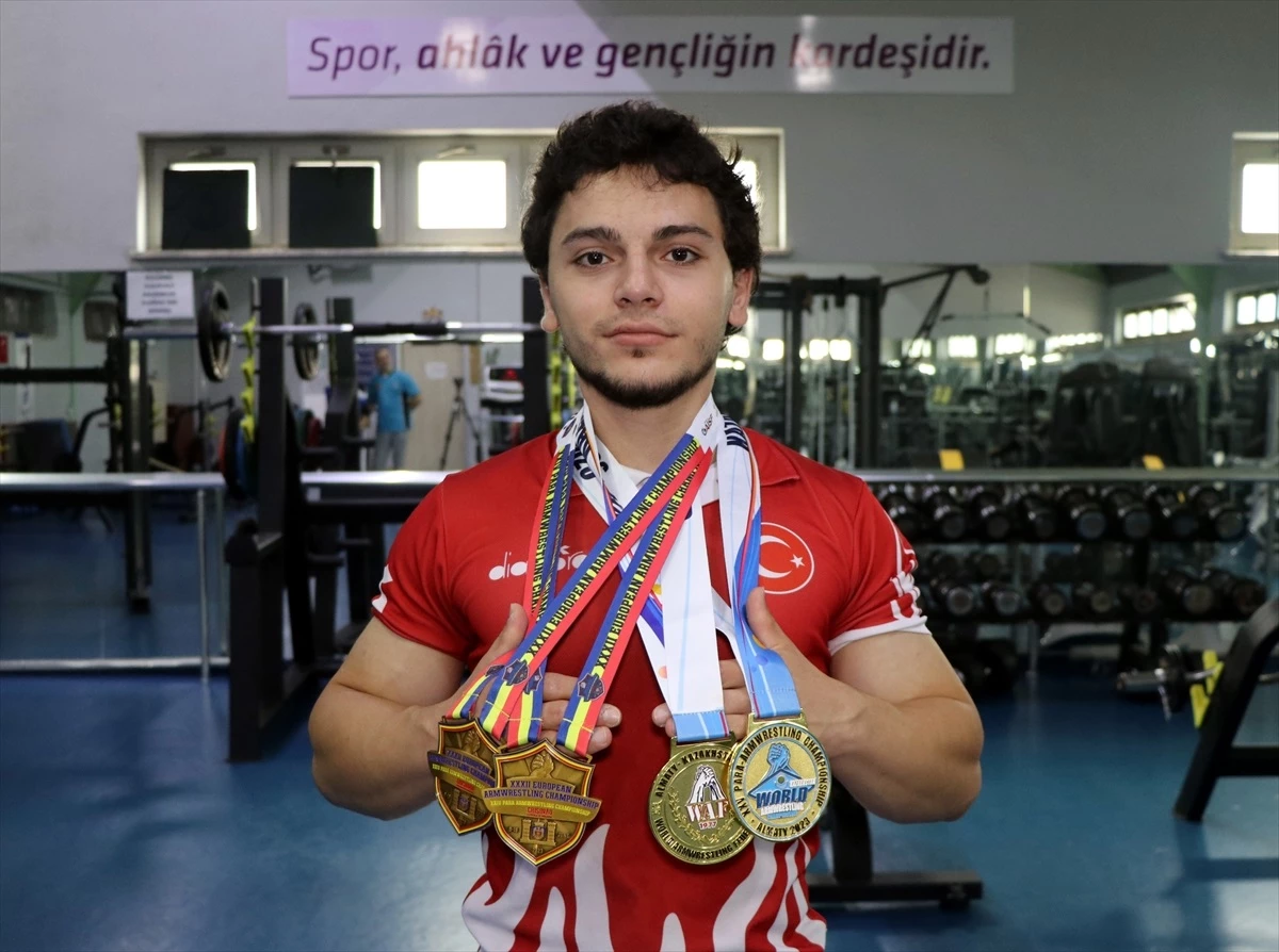 Para Bilek Güreşi Şampiyonu İsmail Hacı Bekar, Yeni Başarılar Hedefliyor