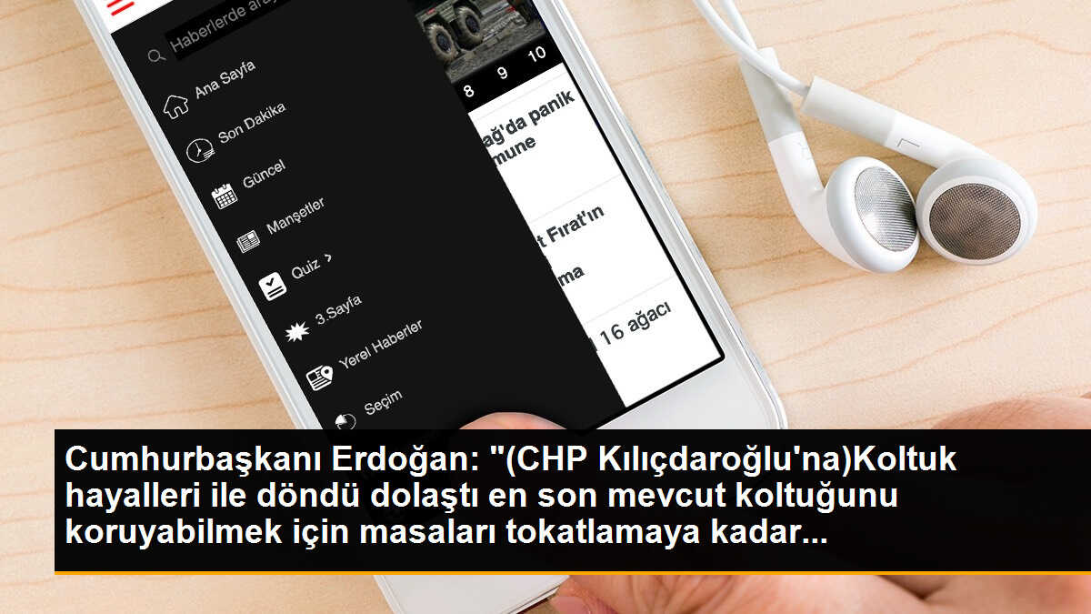 Cumhurbaşkanı Erdoğan: "(CHP Kılıçdaroğlu\'na)Koltuk hayalleri ile döndü dolaştı en son mevcut koltuğunu koruyabilmek için masaları tokatlamaya kadar...