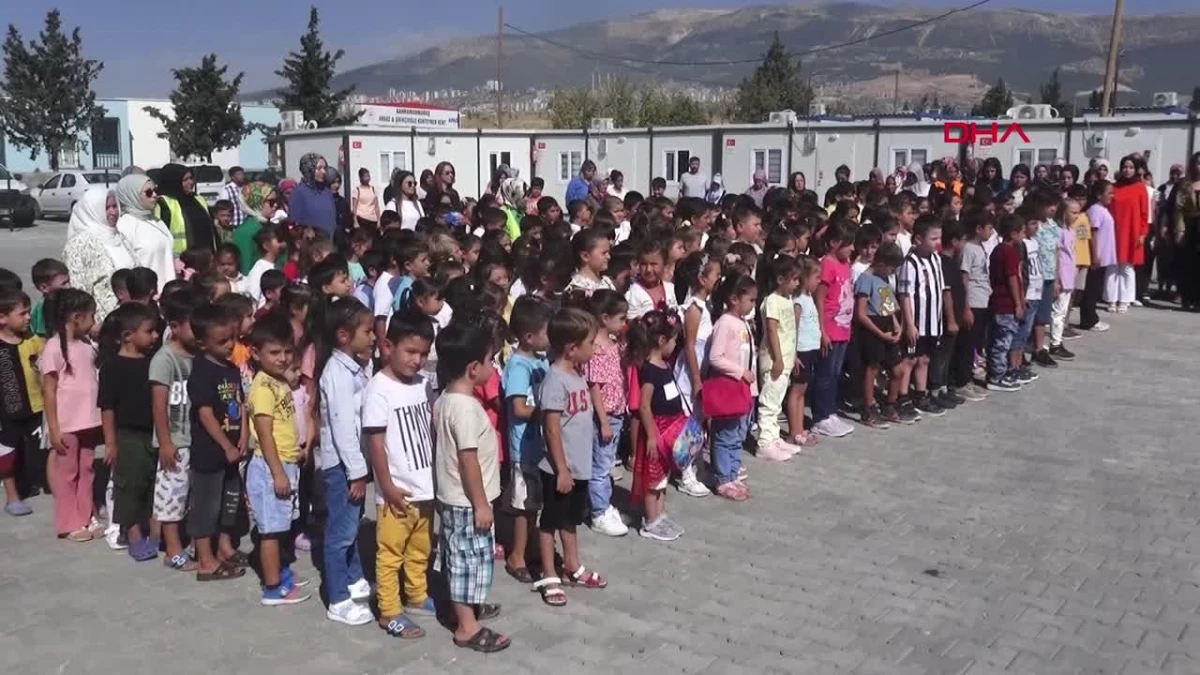 Kahramanmaraş\'ta Deprem Sonrası Konteyner Okullar Açıldı
