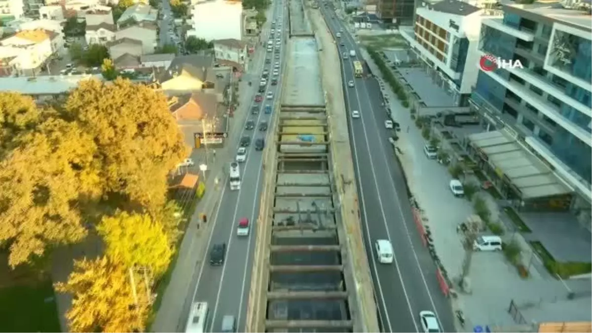 Geçit yolu çift yönlü olarak trafiğe açıldı