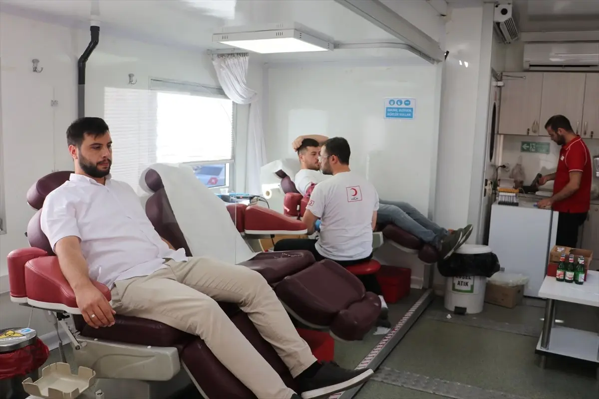Havza\'da Türk Kızılayı Kan Bağışı Çalışması Tamamlandı