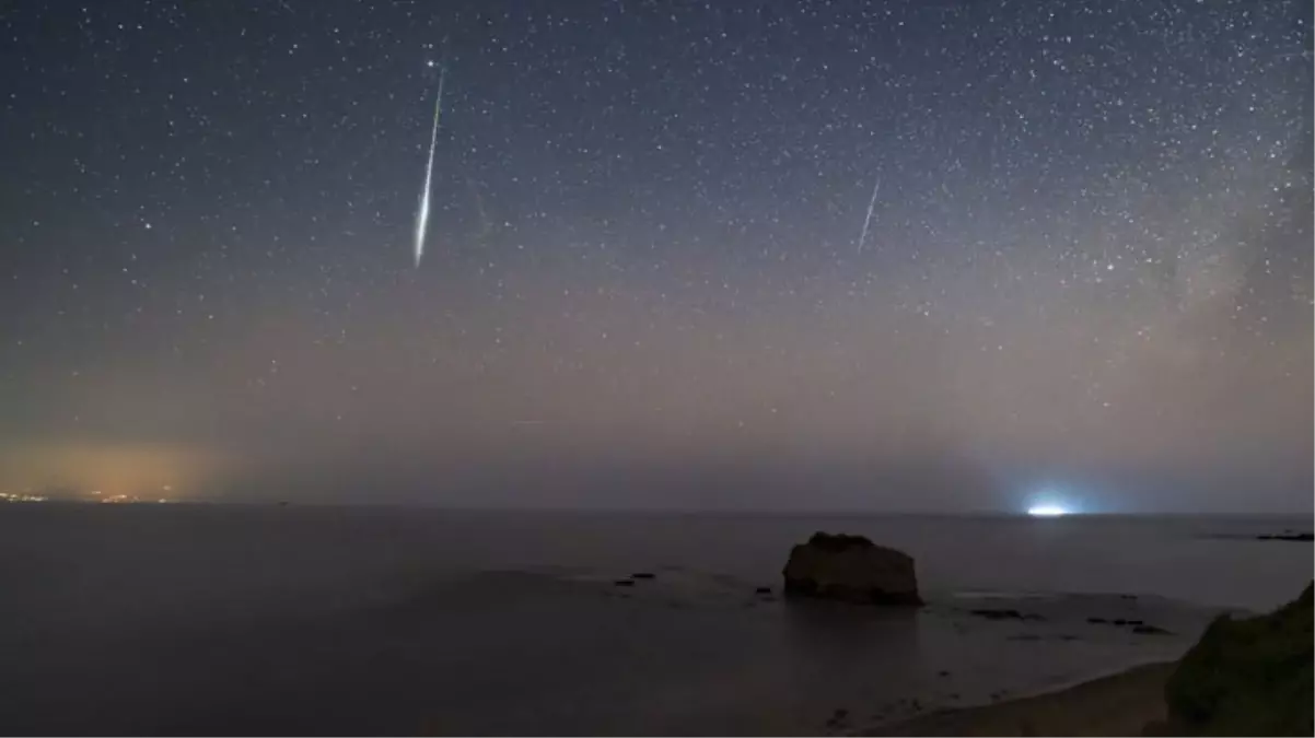 Perseid Göktaşı Yağmuru görsel şölen oluşturdu! 40'a yakını kadraja yakalandı