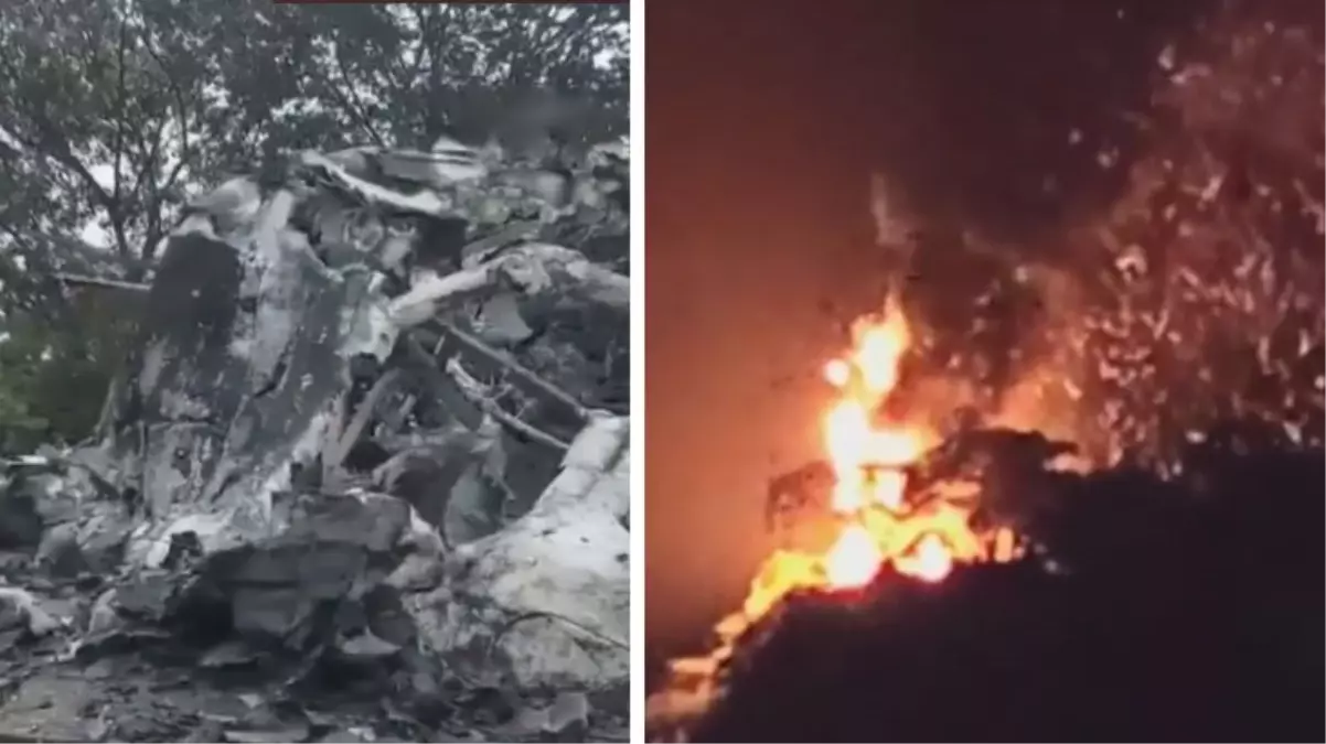 Meksika\'da yıldırım düşen 33 metrelik Hz. İsa heykeli dakikalar içinde küle döndü