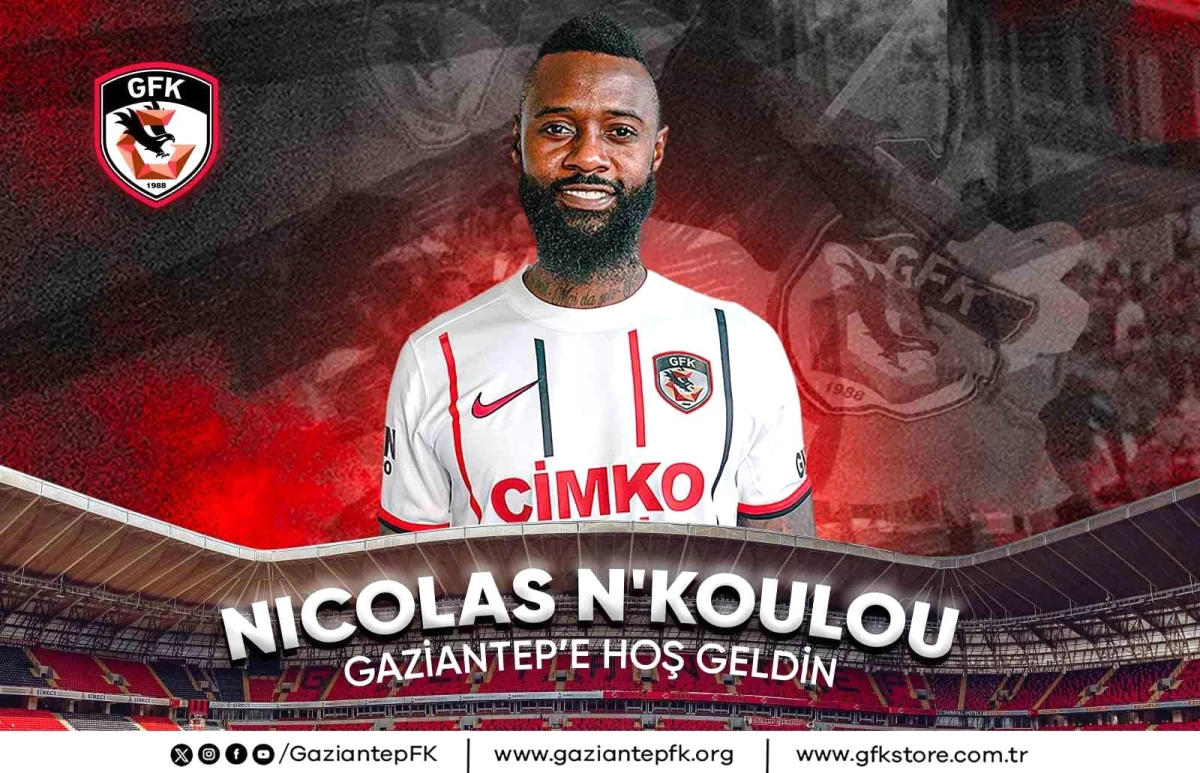 Gaziantep Futbol Kulübü Nicolas N\'Koulou\'yu kadrosuna kattı