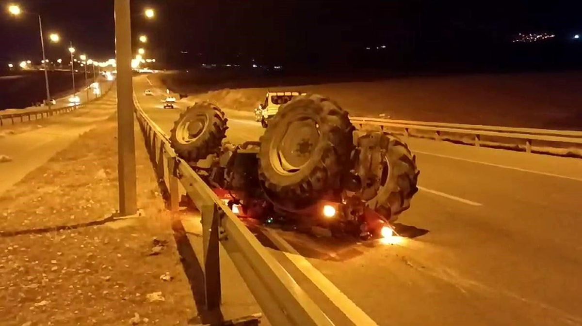 Siirt\'te traktör kazası: 1 kişi yaralandı