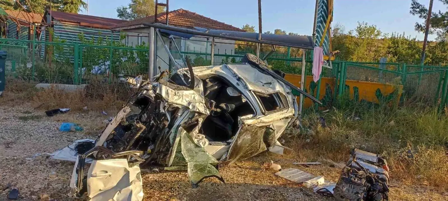 Tekirdağ\'da trafik kazası: 1 ölü, 1 ağır yaralı