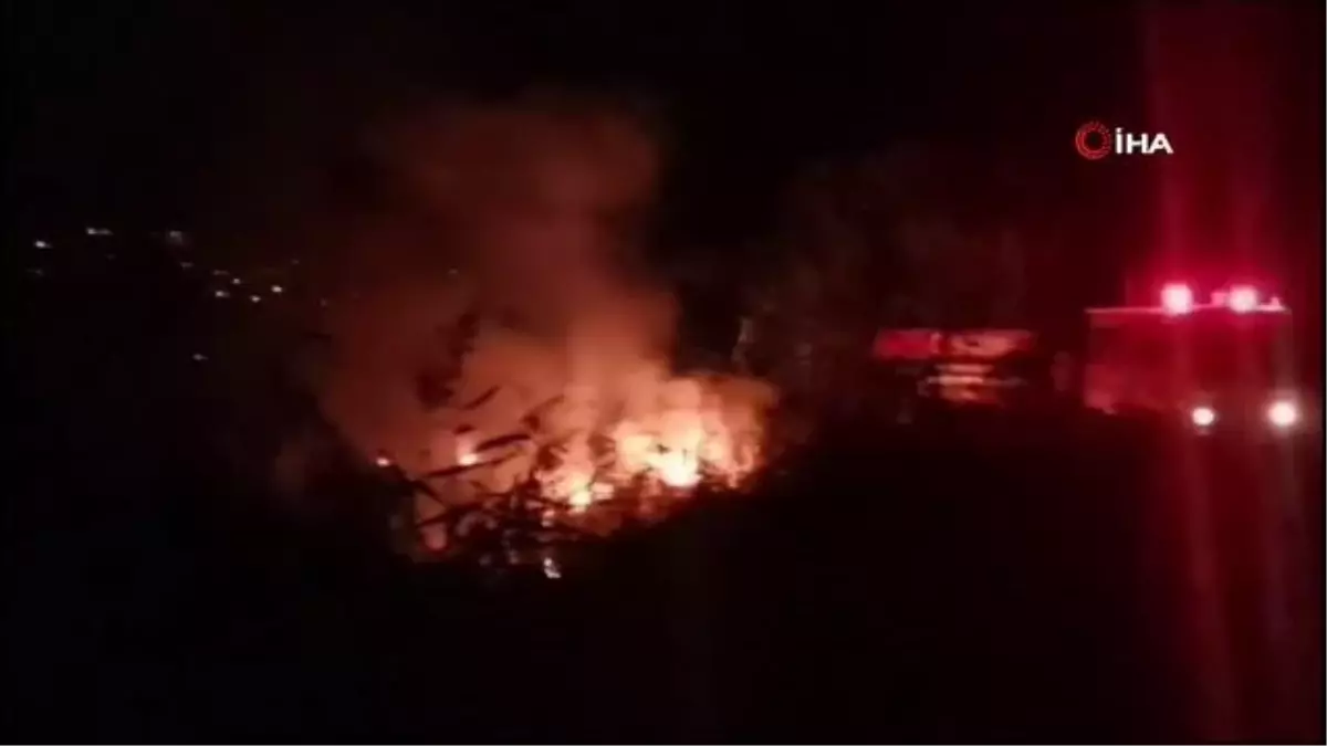 Ula\'da çöplük yangını